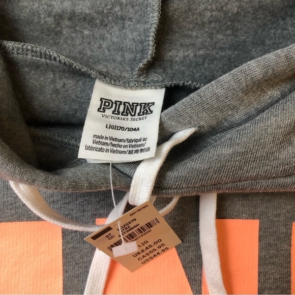 NWT VS Pink Crop Hoodie - Picture 3 of 6